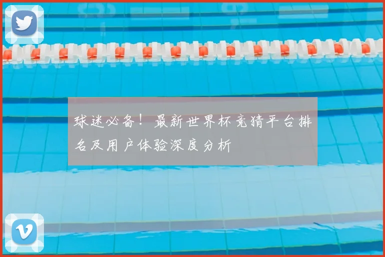 球迷必备！最新世界杯竞猜平台排名及用户体验深度分析