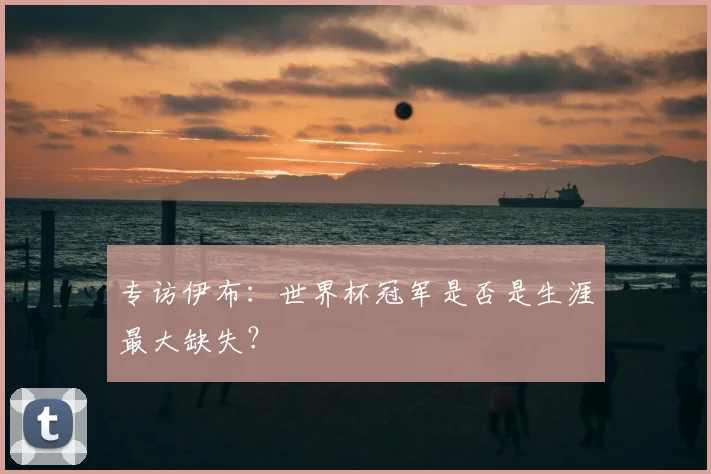 专访伊布:世界杯冠军是否是生涯最大缺失?